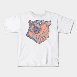 Hand drawn bear head vector illustration Kids T-Shirt